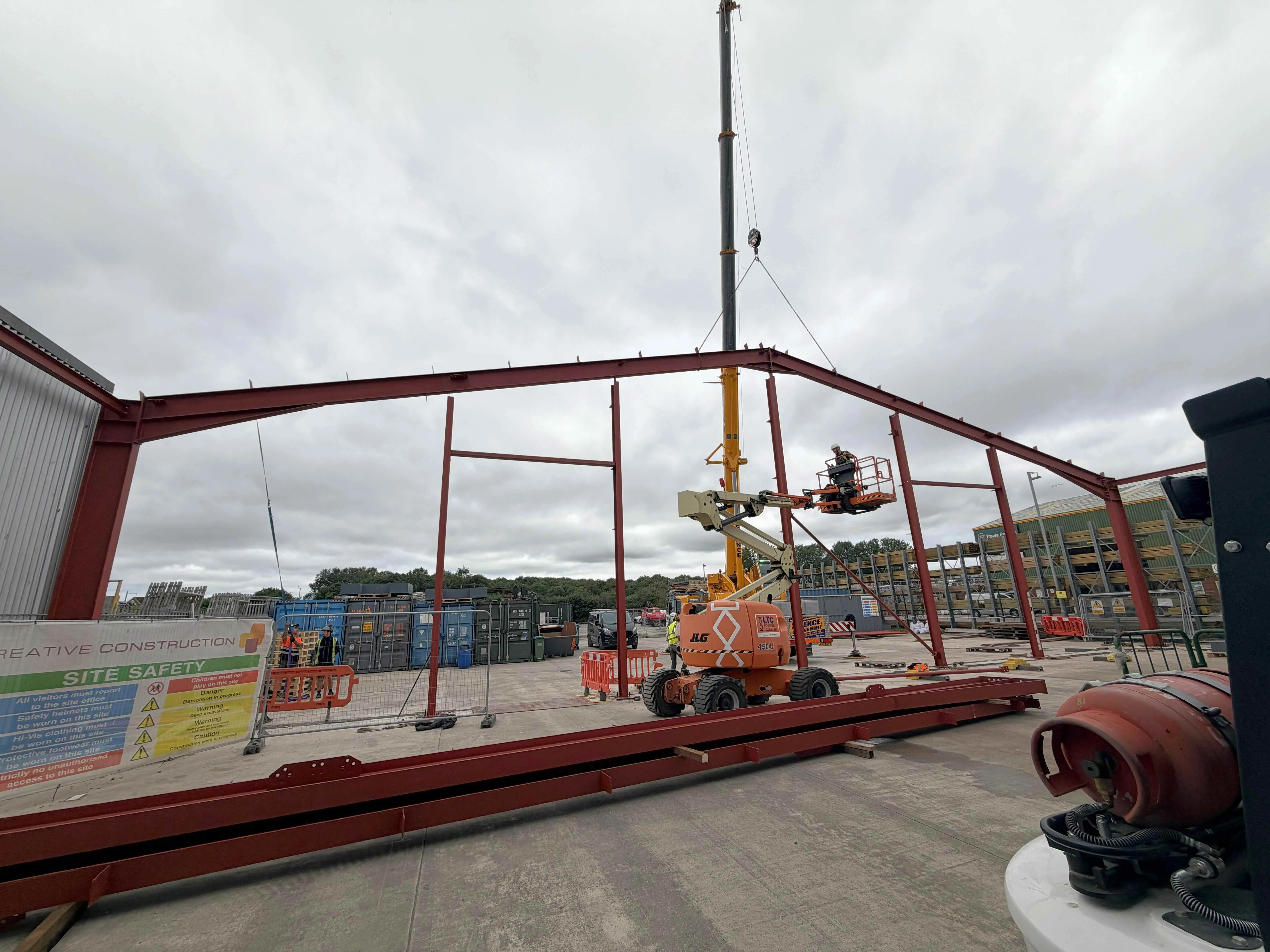Factory Expansion Progress Update – The Steelwork Is Up!